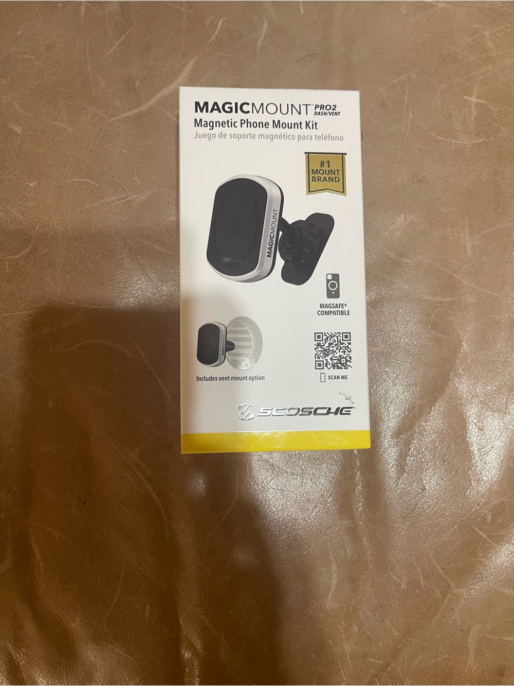 Scosche MagicMount Pro2 Magnetic Phone Mount Kit - Black